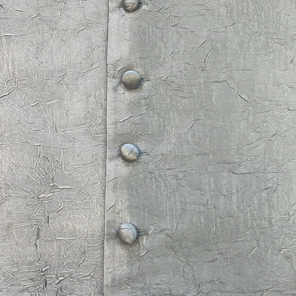 Silver Edge Vest and Bow Tie Small New - Picture 3 of 5